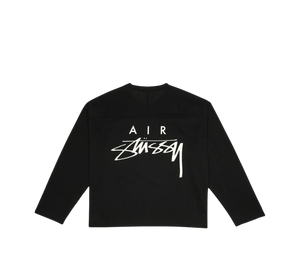 Camisa Stussy x Nike 'Dri-FIT Mesh Jersey Black' Preto – costas