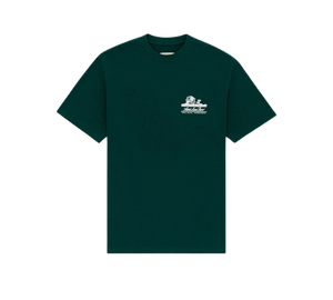 Camiseta Aimé Leon Dore 'Unisphere Short-Sleeve Tee Green' Verde – frente