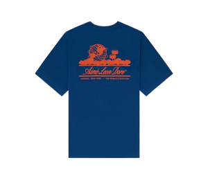 Camiseta Aimé Leon Dore x New York Mets 'Unisphere Tee Blue' Azul – costas