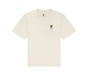 Camiseta Aimé Leon Dore x Porsche '993 Turbo Racing Tee Pristine' Creme – frente