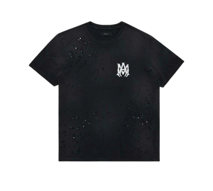 Camiseta AMIRI 'Washed Shotgun Tee Black' Preto – frente
