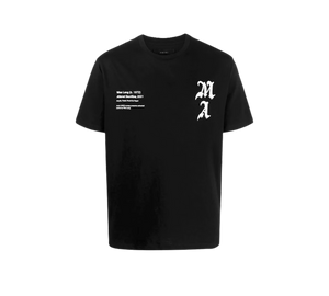 Camiseta AMIRI x Wes Lang 'Checker Skull T-Shirt Black' Preto – frente