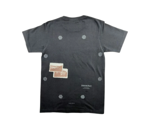 Camiseta AP x Travis Scott 'Vintage Tee Black' Preto – costas