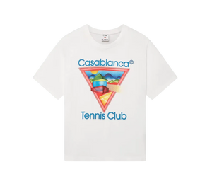 Camiseta Casablanca 'White Tennis Club Icon' Branco