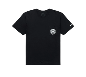 Camiseta Chrome Hearts 'Horse Shoe Logo Pocket T-Shirt Black' Preto – frente