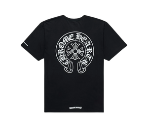 Camiseta Chrome Hearts 'Horse Shoe Logo Pocket T-Shirt Black' Preto – costas