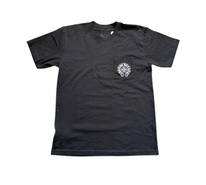 Camiseta Chrome Hearts 'Las Vegas Horseshoe S/S Pocket Tee Black' Preto – frente