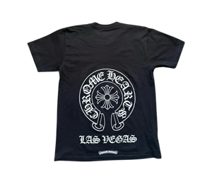 Camiseta Chrome Hearts 'Las Vegas Horseshoe S/S Pocket Tee Black' Preto – costas