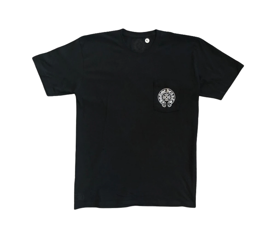 Camiseta Chrome Hearts 'Miami Exclusive T-shirt Black' Preto – frente