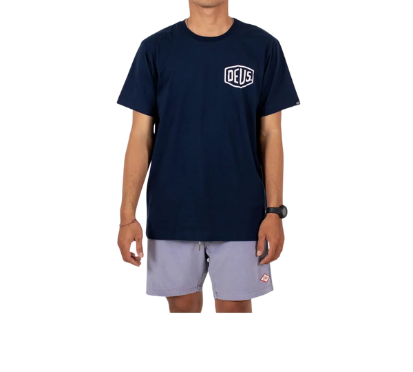 Camiseta Deus Ex Machina 'Cangu Adress Marinho' Azul