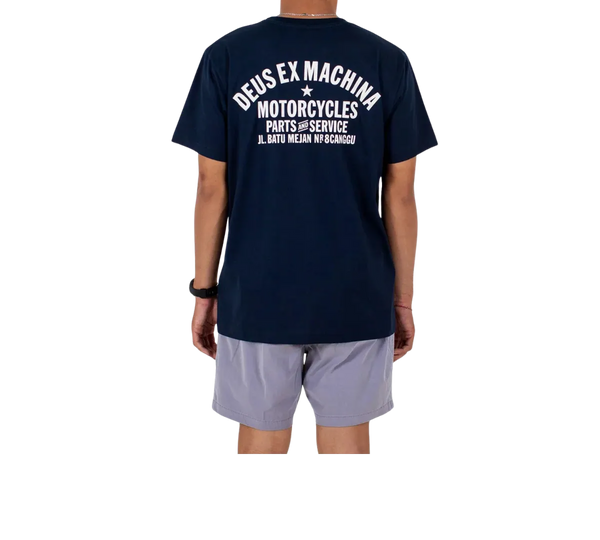 Camiseta Deus Ex Machina 'Cangu Adress Marinho' Azul