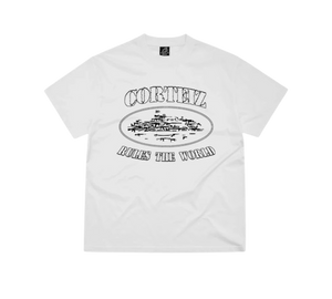 Camiseta Corteiz 'OG Artillery Tee White' Branco – frente