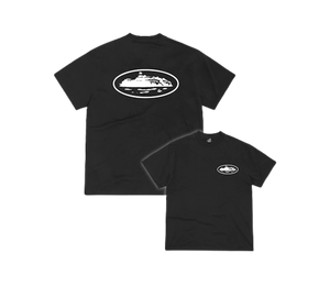Camiseta Corteiz 'OG Island Tee Black' Preto – frente