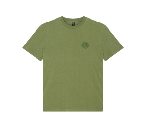 Camiseta Deus Ex Machina Box Fit 'Pill Logo Tee Pine Green' Verde