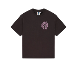 Camiseta Deus Ex Machina 'Upstairs Os Tee' Marrom / Rosa – foto 2