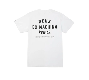 Camiseta Deus Ex Machina Regular 'Venice Skull White' Branco