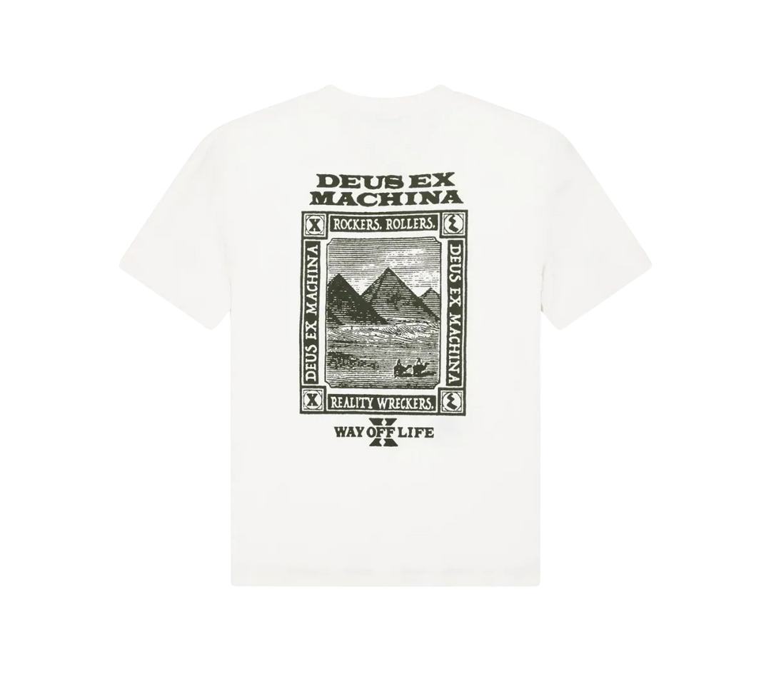 Camiseta Deus Ex Machina 'Wreckers Tee' Branco