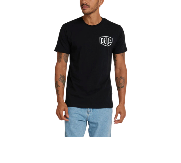 Camiseta Deus Ex Machina 'Address Camperdown Black' Preto