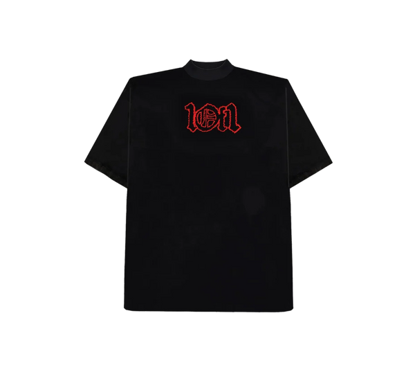 Camiseta Exclusiviist 1 of 1 'Black Red Splash' Preto / Vermelho