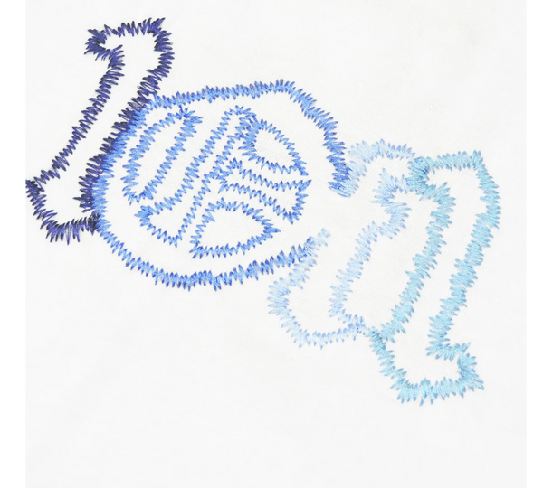 Camiseta Exclusiviist 1of1 'White Atlantic Ocean' Branca / Azul