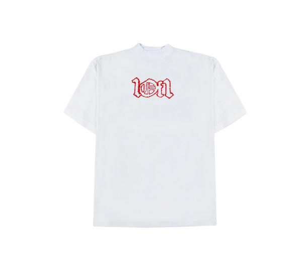 Camiseta Exclusiviist 1 of 1 'White Red Splash' Branco / Vermelho