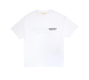 Camiseta Fear of God Essentials 'Classic Short Sleeve Tee Bright White' Branco – frente
