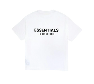 Camiseta Fear of God Essentials 'Classic Short Sleeve Tee Bright White' Branco – costas