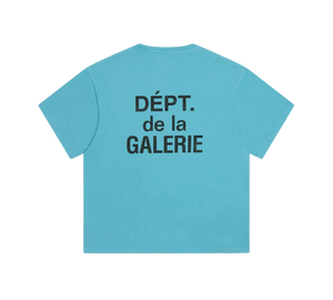 Camiseta Gallery Dept 'French Tee Light Teal' Azul Claro – costas
