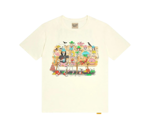 Camiseta Gallery Dept. 'Skeleton Beach Theater Tee Light Archival White' Branco – frente