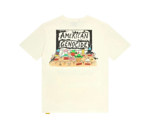 Camiseta Gallery Dept. 'Skeleton Beach Theater Tee Light Archival White' Branco – costas