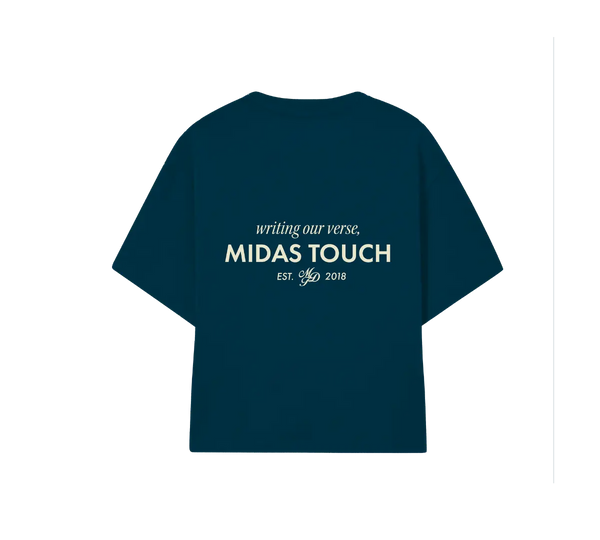 Camiseta Midas Touch 'Basic Boxy Blue' Azul