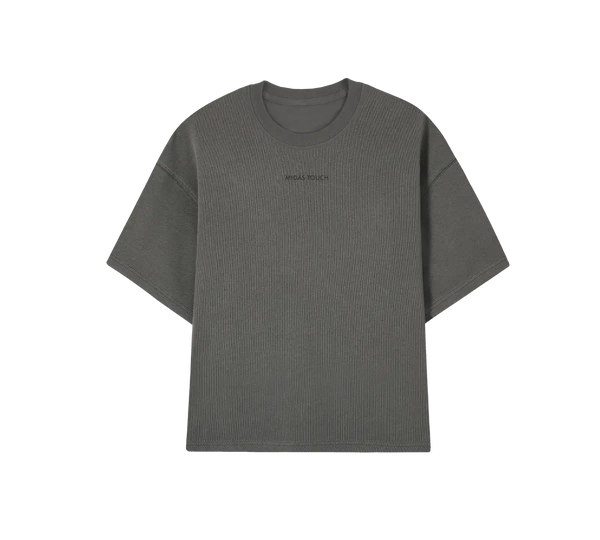 Camiseta Midas Touch 'Basic Boxy Stone' Cinza Estonado