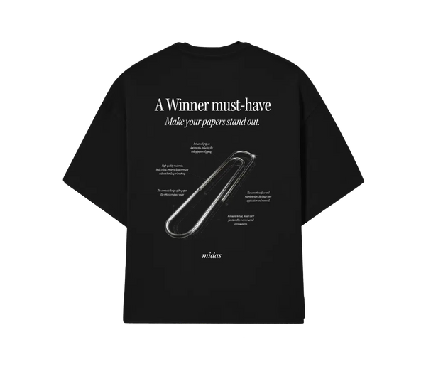 Camiseta Midas Touch 'Clip Black' Preto