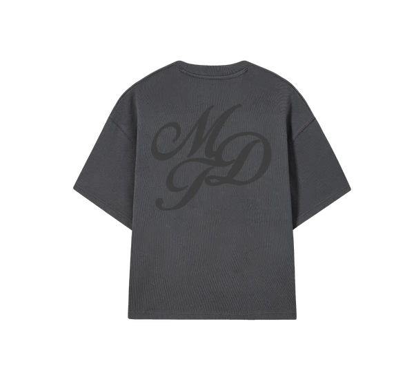 Camiseta Midas Touch 'Destroyed MDT' Cinza Estonado