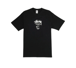 Camiseta Nike x Stussy 'International T-shirt Black' Preto – frente