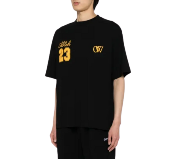Camiseta Off-White '23 Skate Logo Print Black' Preta