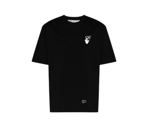 Camiseta Off-White 'Caravaggio Saint Jerome Writing Arrows Oversized T-Shirt Black' Preto – frente