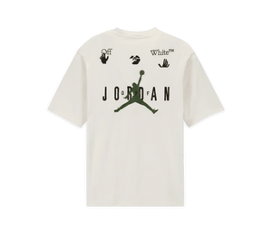 Camiseta Off-White x Jordan 'T-shirt Sail' Bege – frente