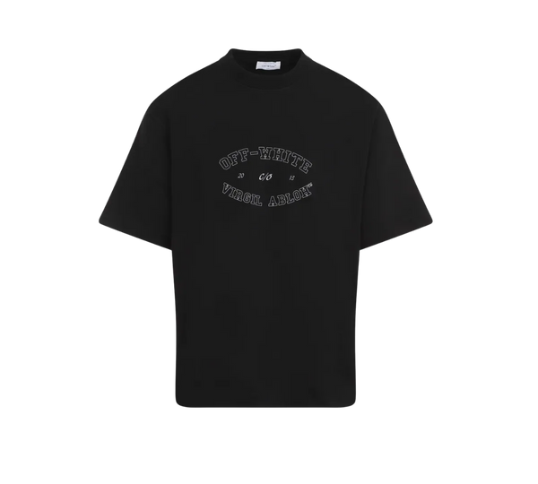 Camiseta Off-White 'Logo-Print Cotton Black' Preto