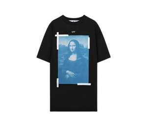 Camiseta Off-White 'Mona Lisa Oversized T-shirt Black' Preto – frente