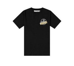 Camiseta Off-White 'Oversized Tape Arrows T-shirt Black' Preto – frente