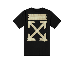 Camiseta Off-White 'Oversized Tape Arrows T-shirt Black' Preto – costas