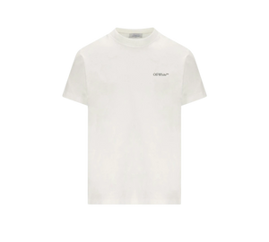 Camiseta Off-White 'Scratch Arrow Slim Fit T-Shirt White' Branco – frente