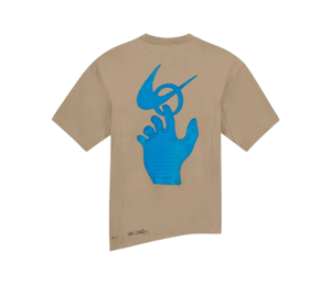 Camiseta Off-White x Nike '005 CL T-Shirts Beige' Bege – costas