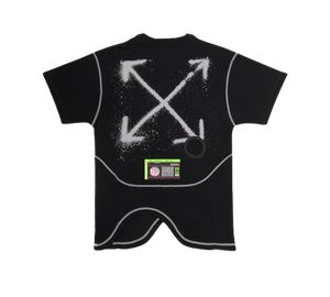 Camiseta Off-White x Nike 'Tee Black' Preto – costas