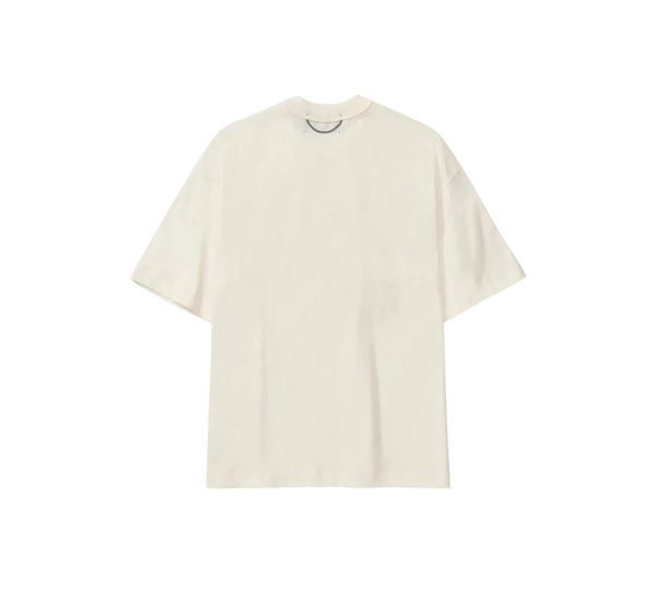 Camiseta Quadro Creations 'Bitmap Boxy Off White' Branca