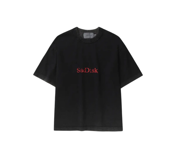 Camiseta Quadro Creations 'Sadisck Boxy Washed Grey' Cinza