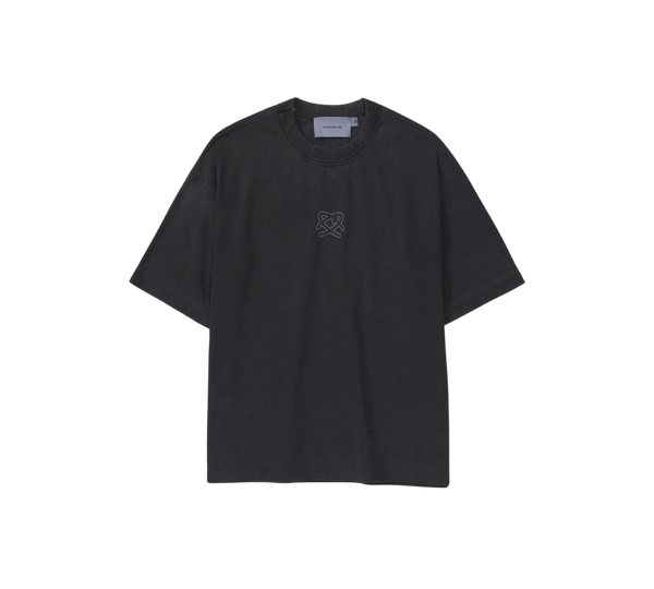 Camiseta Quadro Creations 'Simbolo Boxy Stoned Black' Preto / Cinza