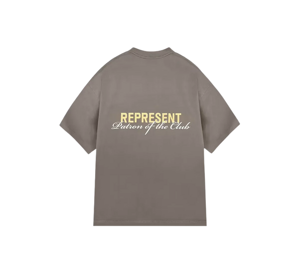 Camiseta Represent 'Patron Of The Club Washed Olive' Marrom