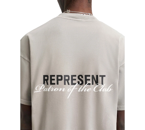 Camiseta Represent 'Patron The Club Mudstone' Marrom Claro